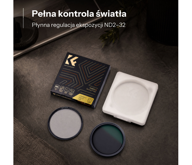 K&F Concept Nano-X MRC Fader ND2-32 - 72 mm - 1550415 - zdjęcie 2